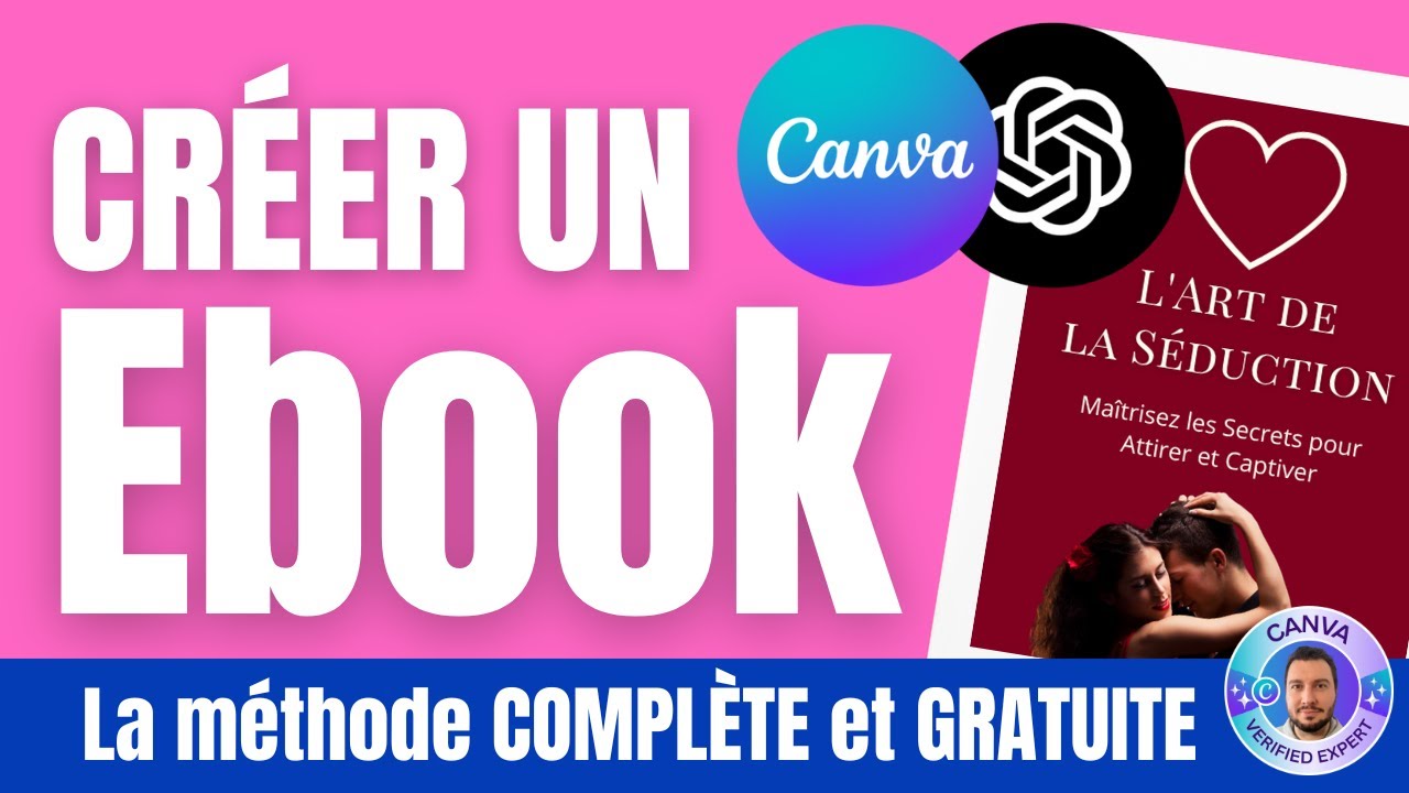 Créer un Ebook GRATUITEMENT avec CANVA et Chat GPT