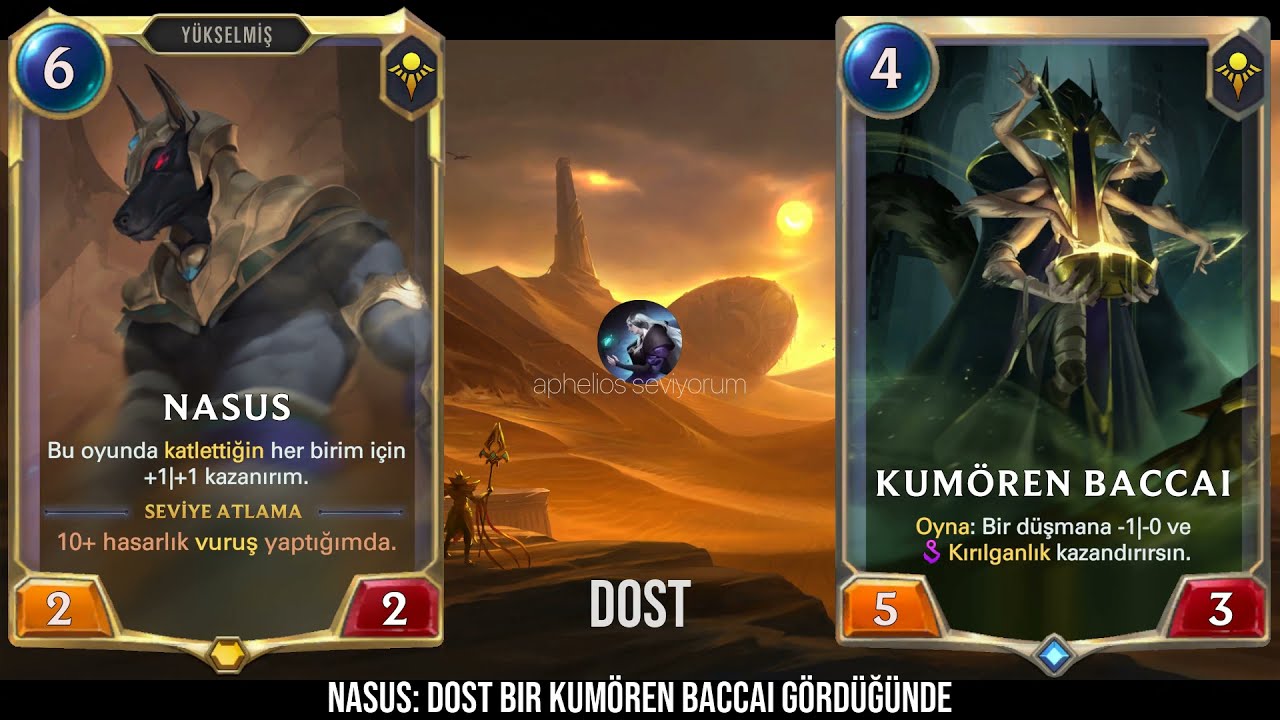 Runeterra Türkçe Seslendirme: Nasus'un ve Nasus'a Söylenen Tüm Replikler