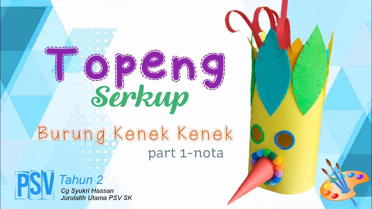 Topeng Serkup | PSV Tahun 2 | Unit 7 Burung Kenek-kenek - Nota & Penerangan