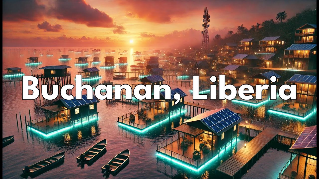 Asking AI what  Buchanan, Liberia will look in 2100