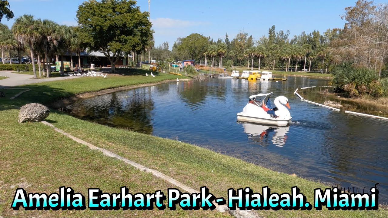 Hialeah. Amelia Earhart Park. Miami. (4K 60fps)