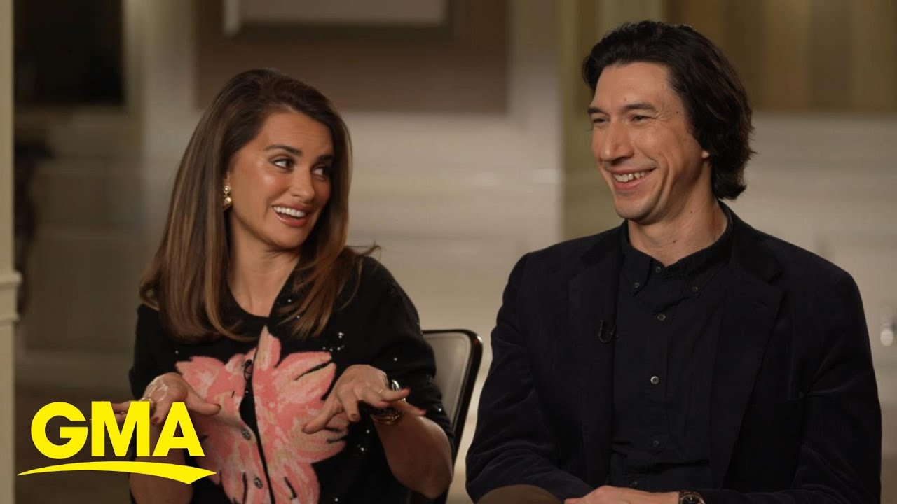 Adam Driver and Penelope Cruz talk new film 'Ferrari'
