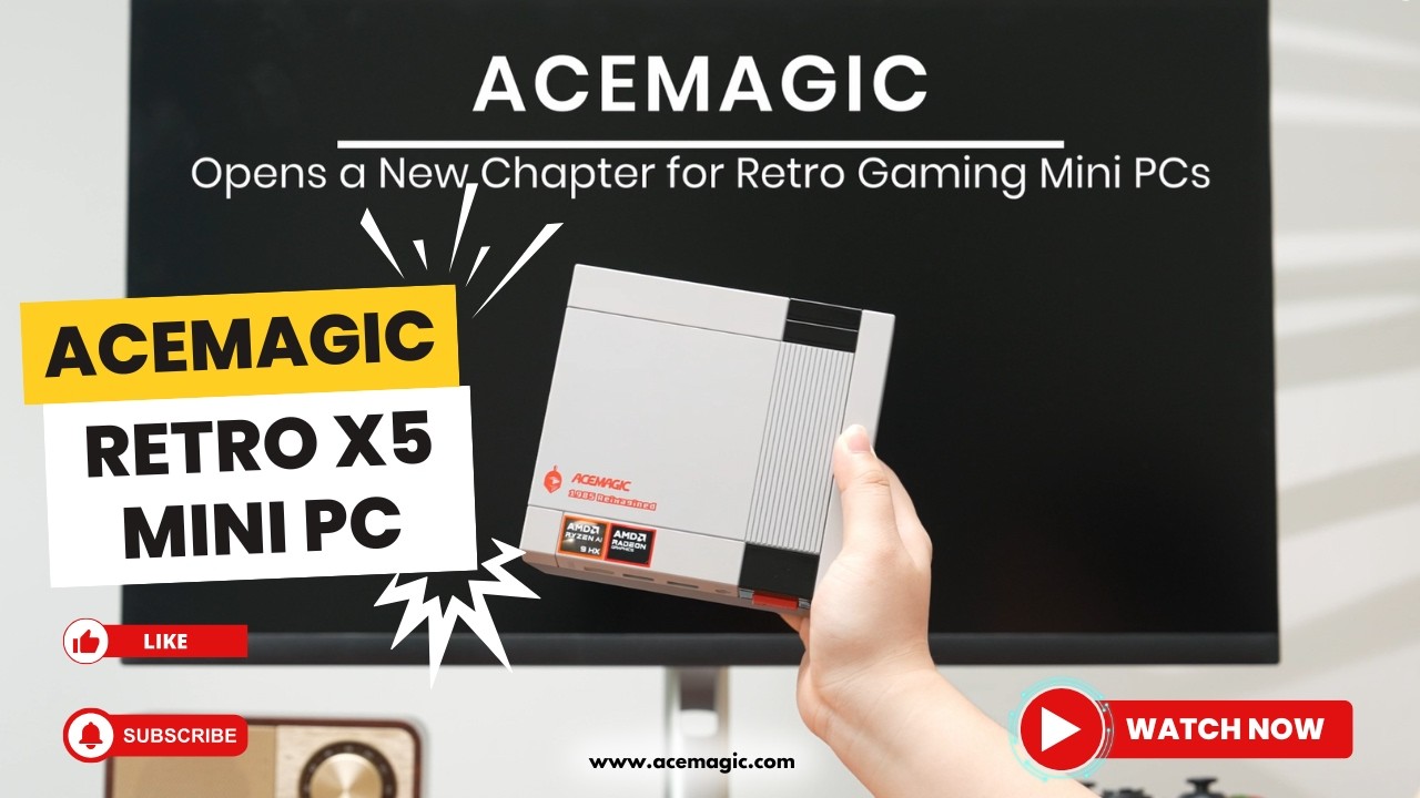 🎮 ACEMAGIC Retro X5 Mini PC Redefines Retro Gaming ✨🖥️
