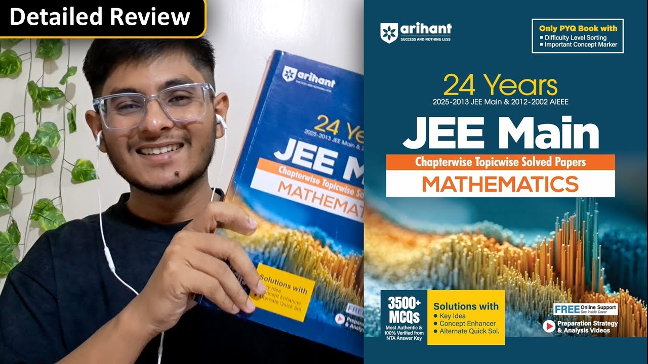 Arihant 24 years JEE Main 2026 PYQ 📚 DETAILED Review