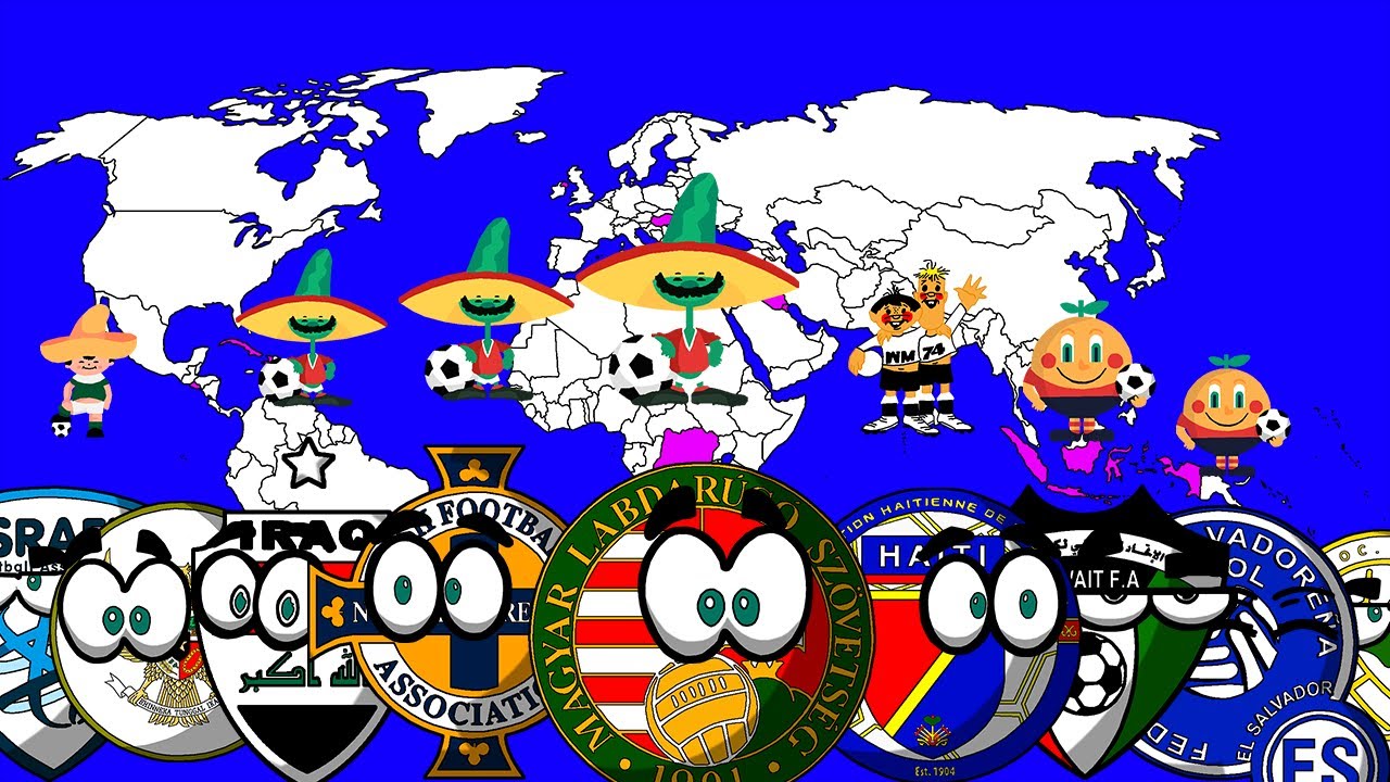 Seleções que estão a mais tempo sem jogar a Copa do mundo