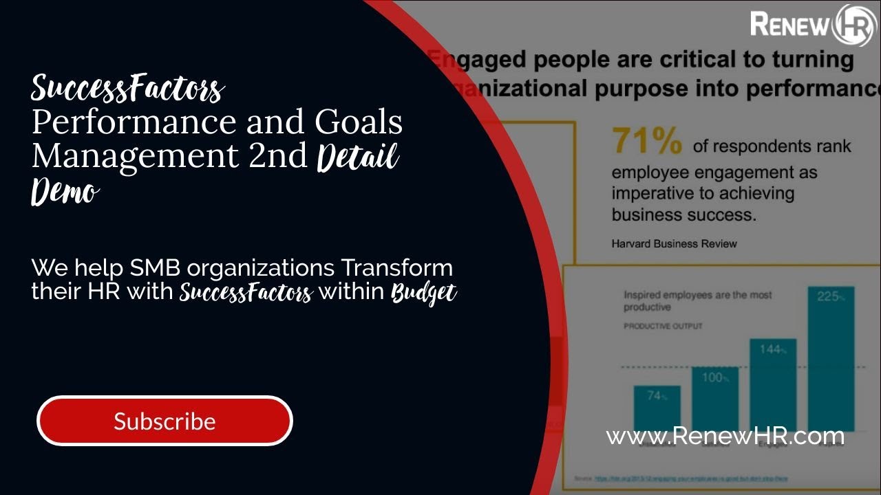 SuccessFactors Performance and Goals Management