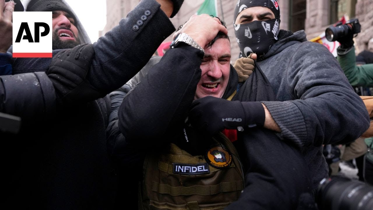 Counterprotesters force pardoned Jan. 6 rioter Jake Lang to leave rally in Minneapolis