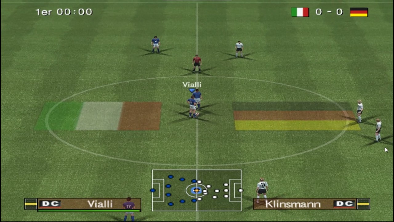 PES 6 - CLASSIC ITALY vs CLASSI GERMANY |PS2 GAMEPLAY