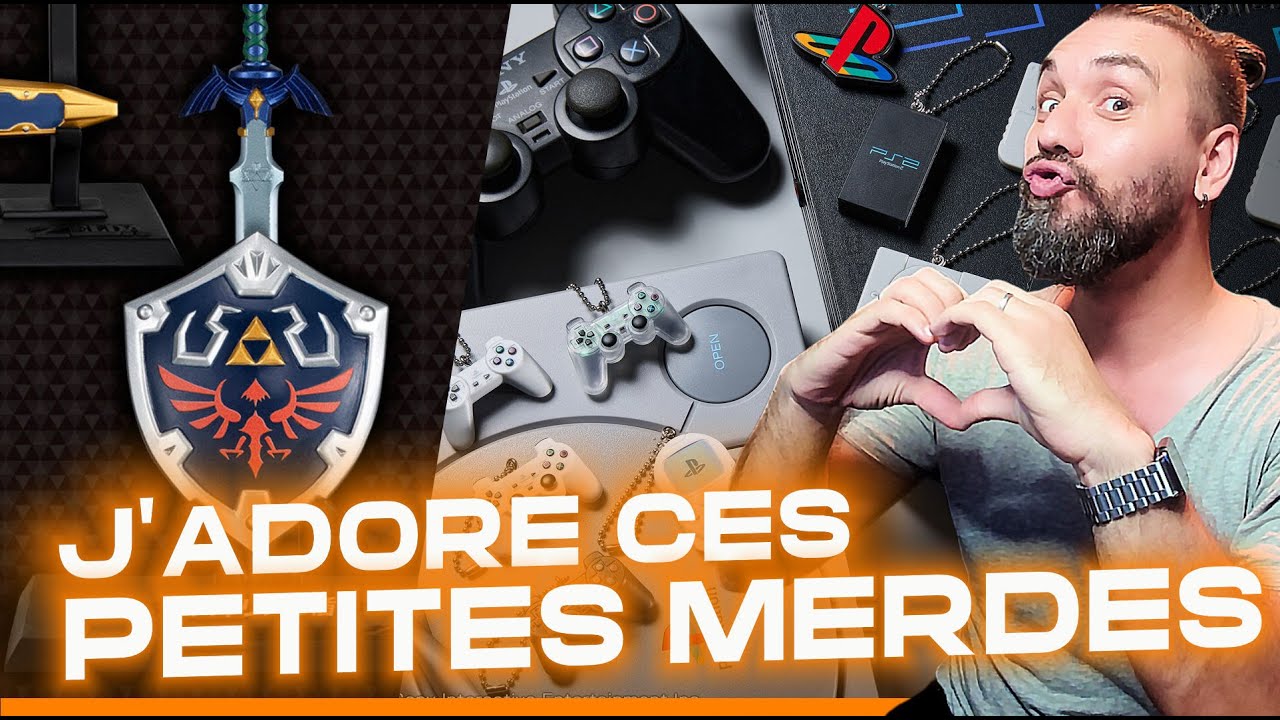 Des MINIATURES PlayStation et ZELDA ! - Goodies Gaming
