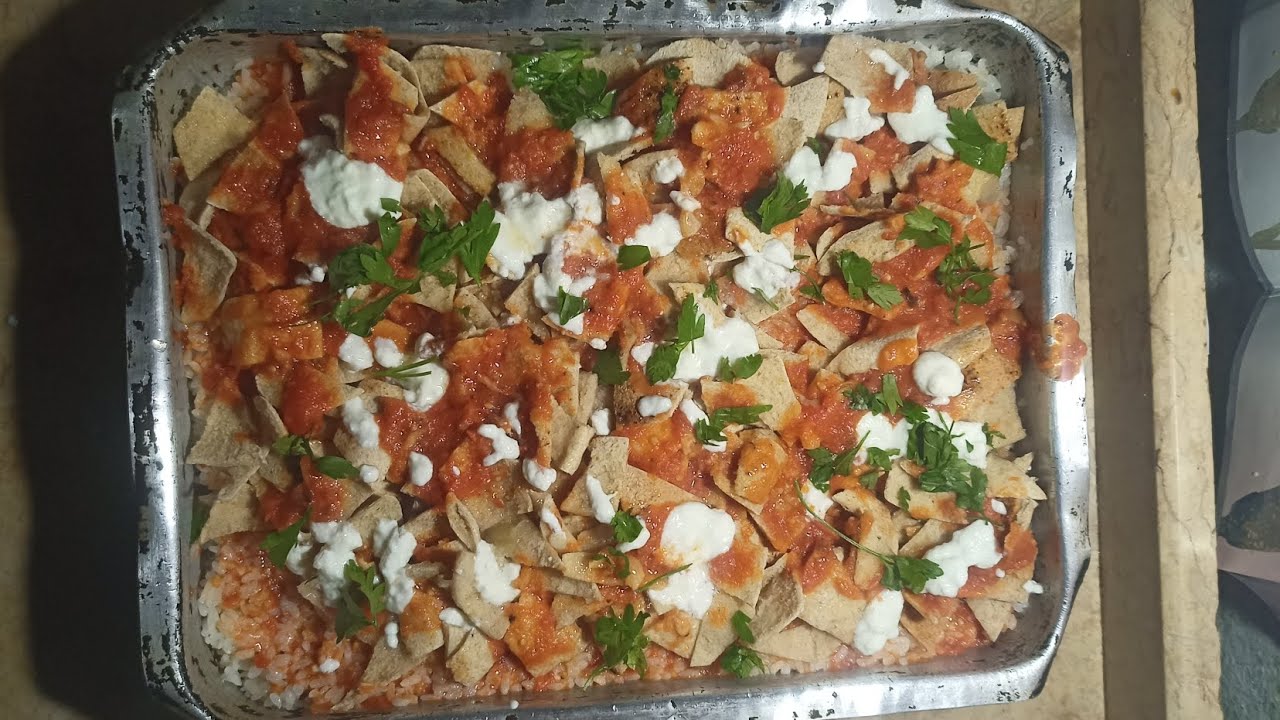 فتة الكوارع بالزبادي 🧄🤎