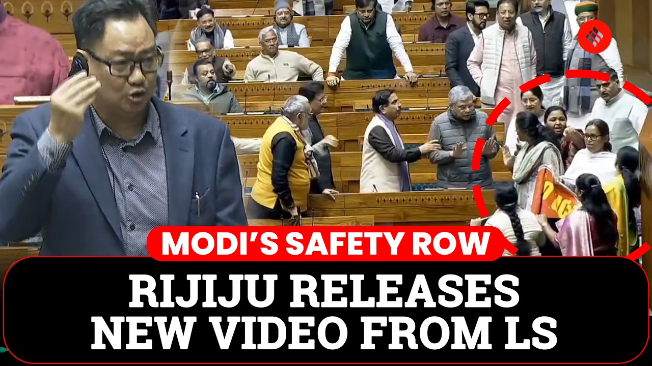 After Opposition Slams Om Birla’s Remark, Kiren Rijiju Releases Video Citing Modi’s Security Concern