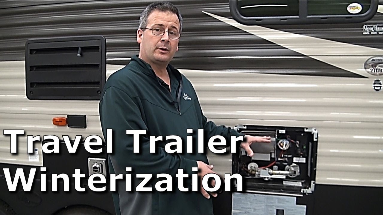 Travel Trailer Winterization at Alpin Haus
