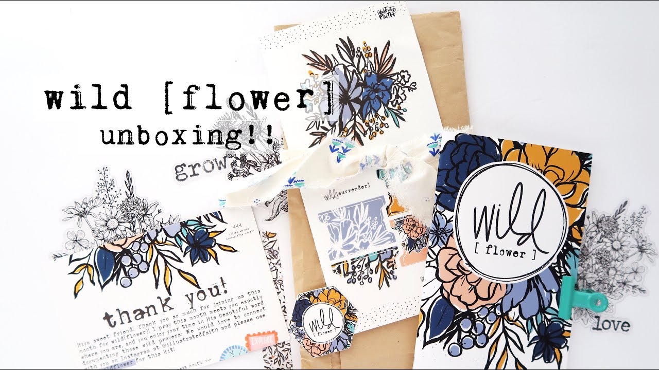 Illustrated Faith Wildlfower Devotional Kit | Unboxing Video