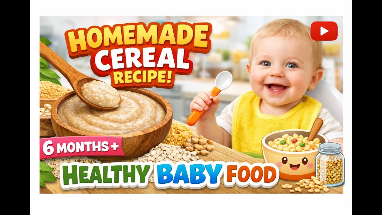 homemade cereal recipe 6 months plus baby food