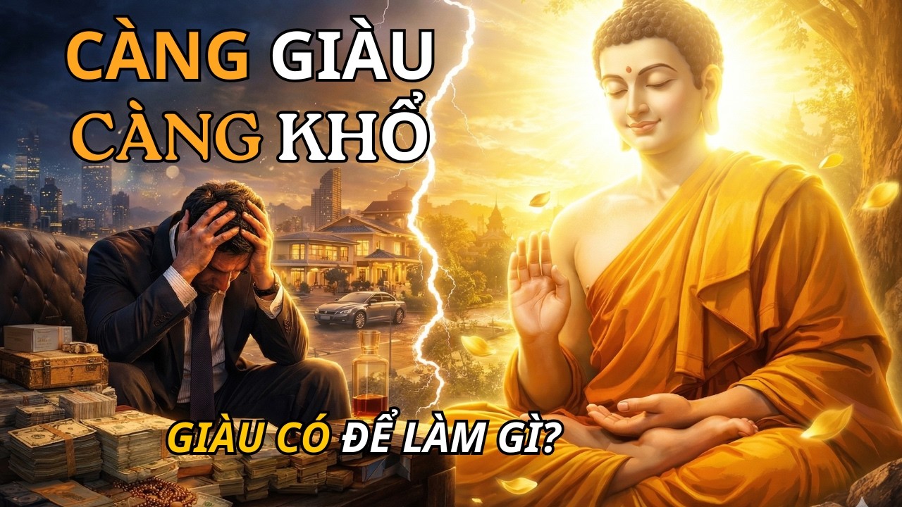 Càng Giàu Càng Khổ Thân An Nhưng Tâm Loạn – Lời Phật Dạy