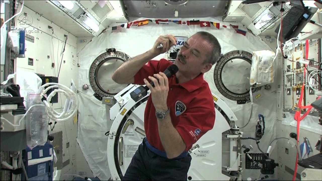 Chris Hadfield explique comment la vision est affectée dans l'espace