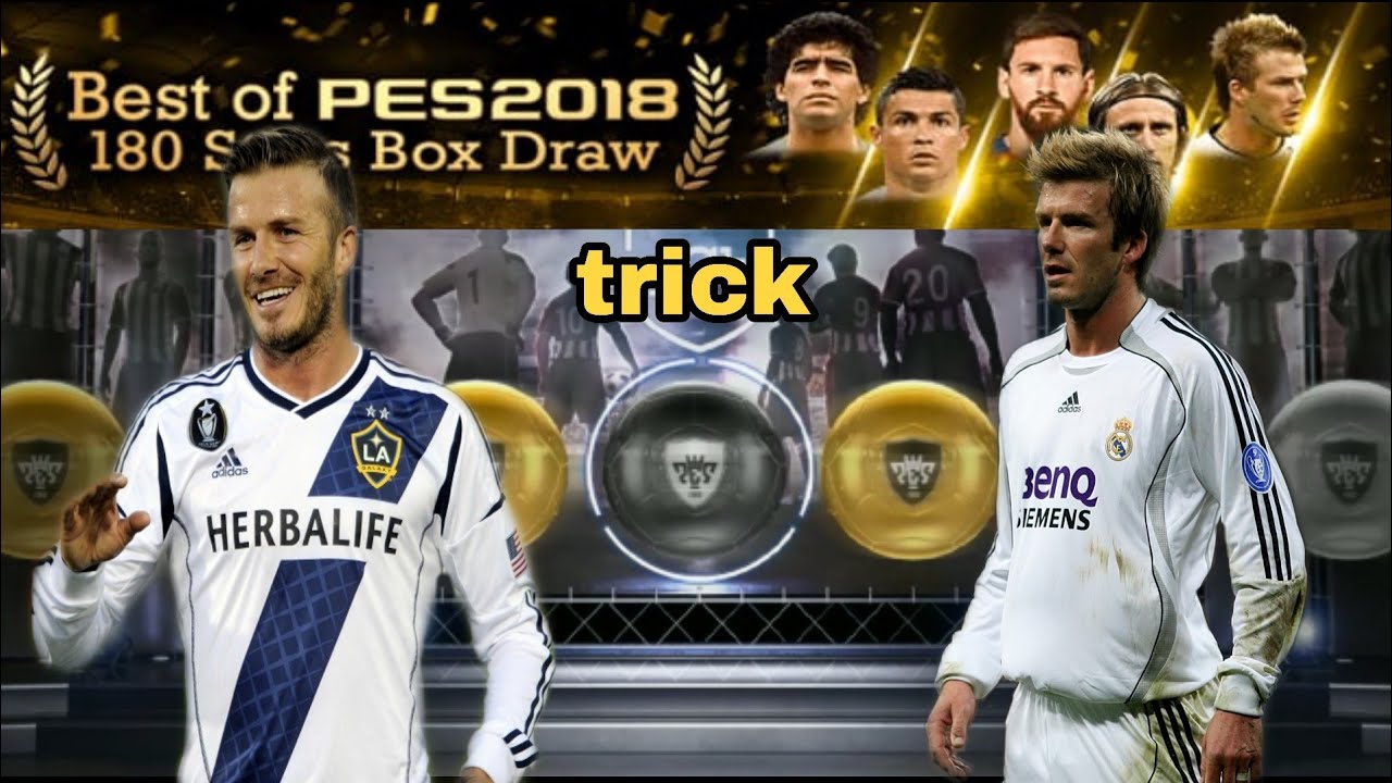 Best of pes2018 180 stars Box draw black ball trick pes2018 mobile (first touch)