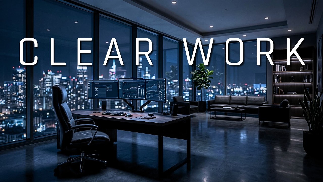 Deep Focus Music for Work & Study | CLEAR WORK (2 Hours)