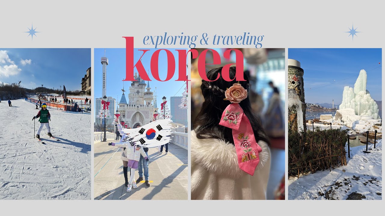 Korea vlog || 10 winter days in Korea ||( travel with meh) #notalkingvlog
