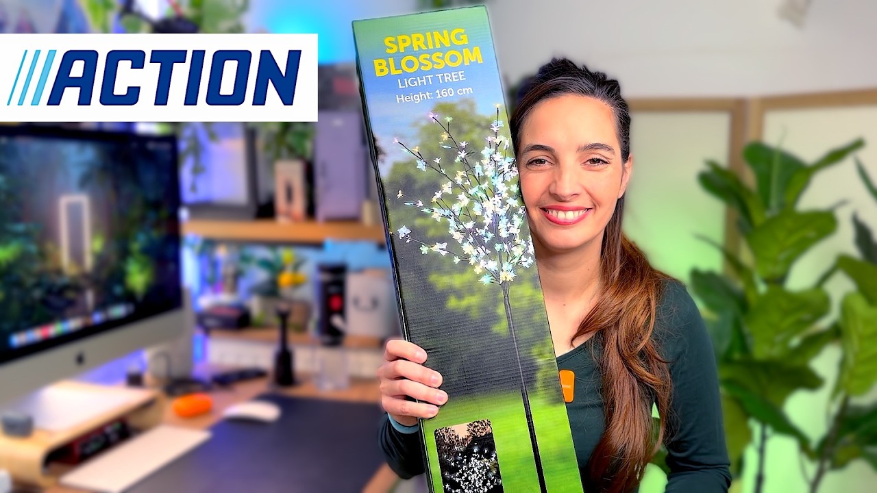 Arbre fleuri LED Nor Tec des magasins ACTION