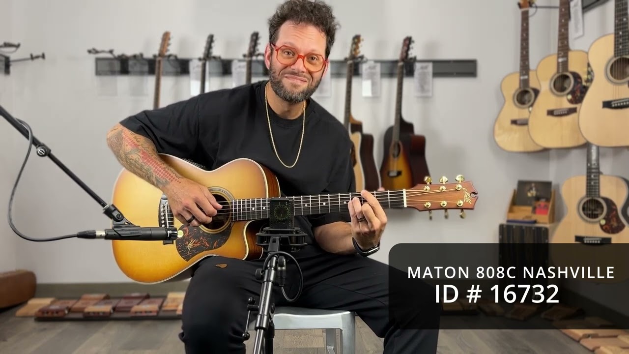 Maton Guitars EBG808C Nashville #16732