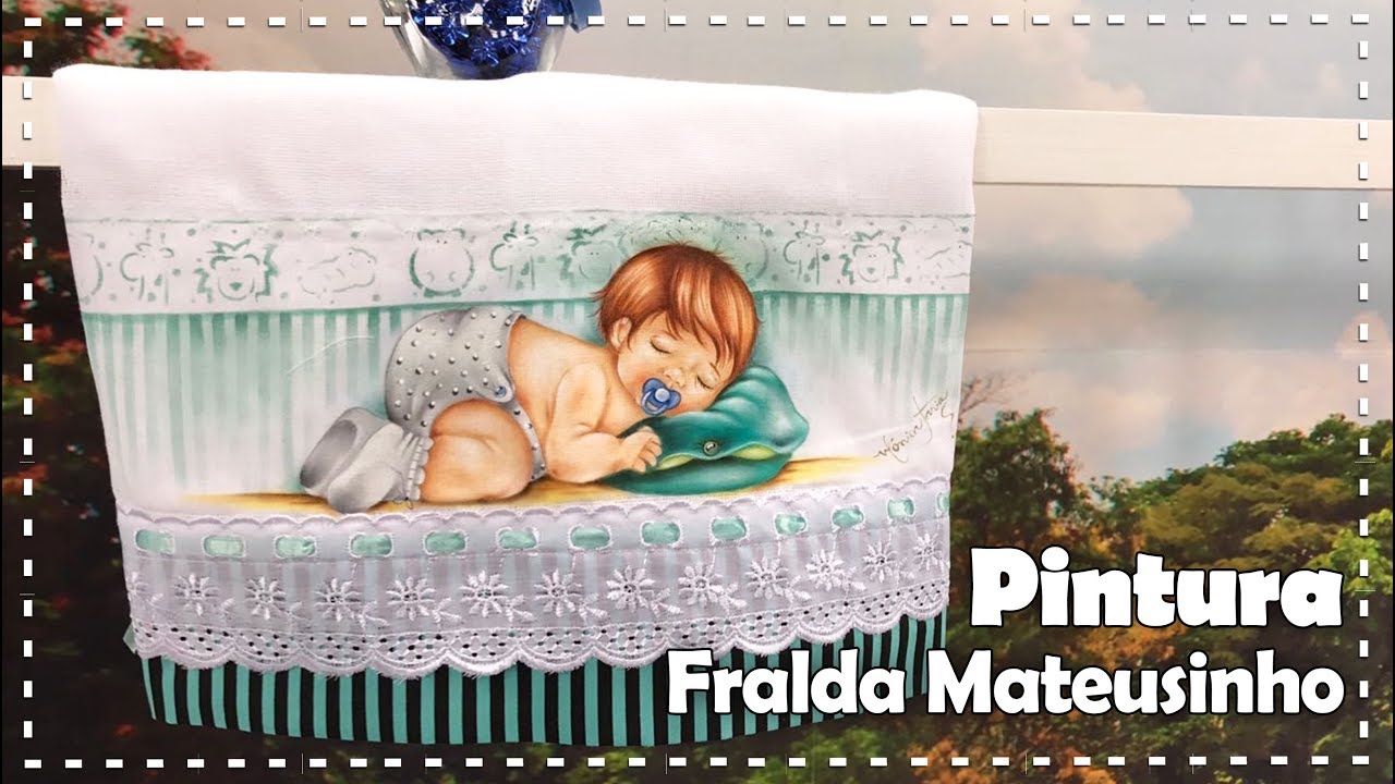 PINTURA BABY MATEUS EM FRALDA com Mônica Faria - Programa Arte Brasil - 28/07/2017