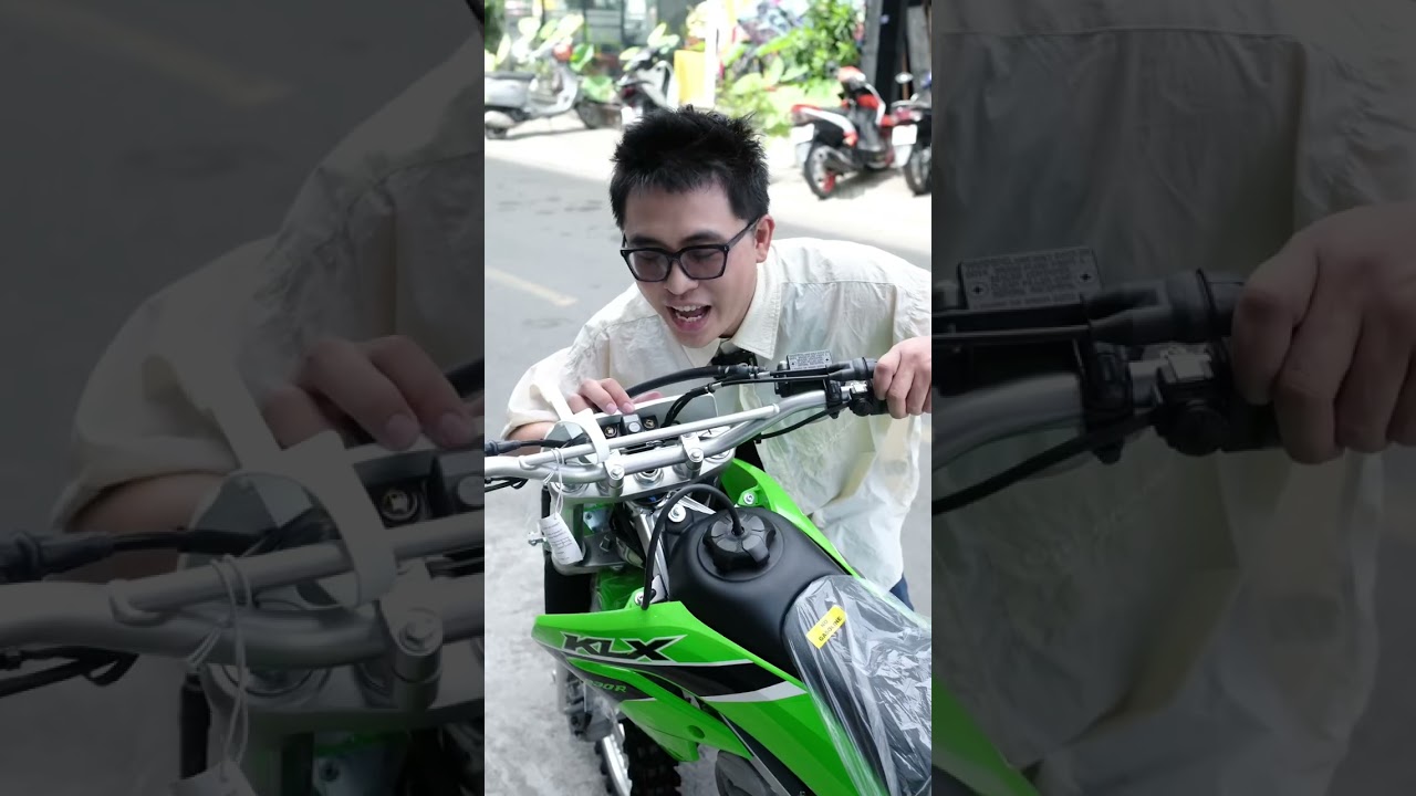 Chạy xe n&agrave;y ra đường 100% bị CSGT bắt #klx230r #Kawasaki