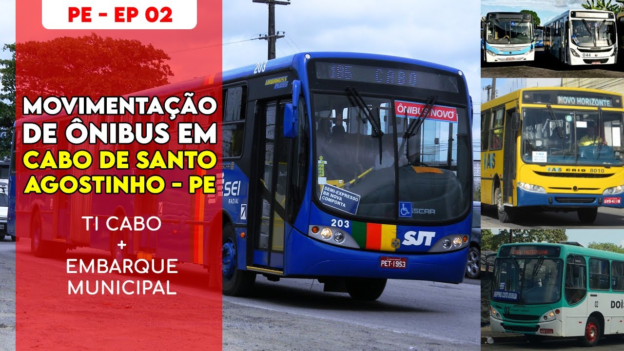 MOVIMENTAÇÃO DE ÔNIBUS EM CABO - PE I S21 + SVELTO + TORINO 2007 + BUSSCAR
