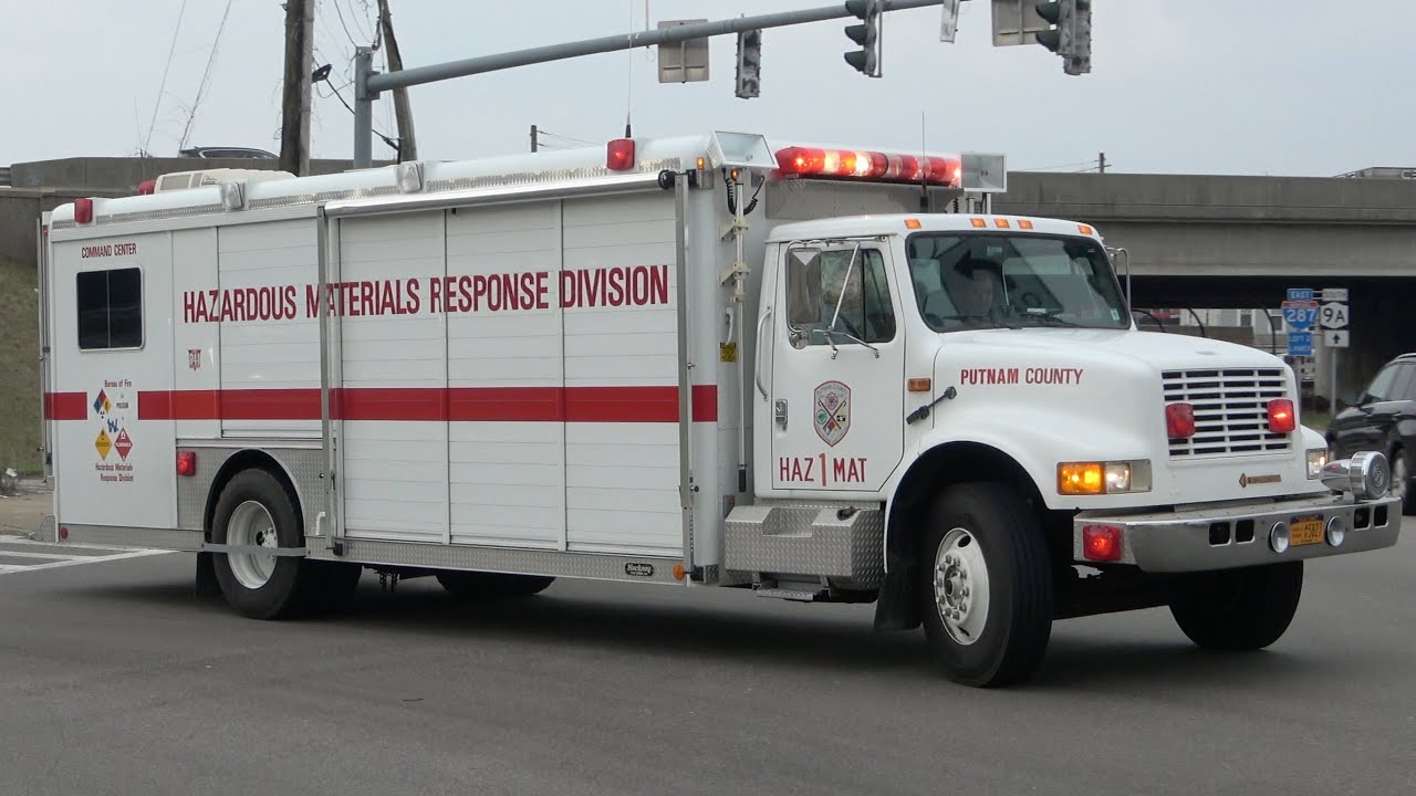 Putnam County BES HazMat 1, Bureau of Emergency Services 10, & 50-03 Responding