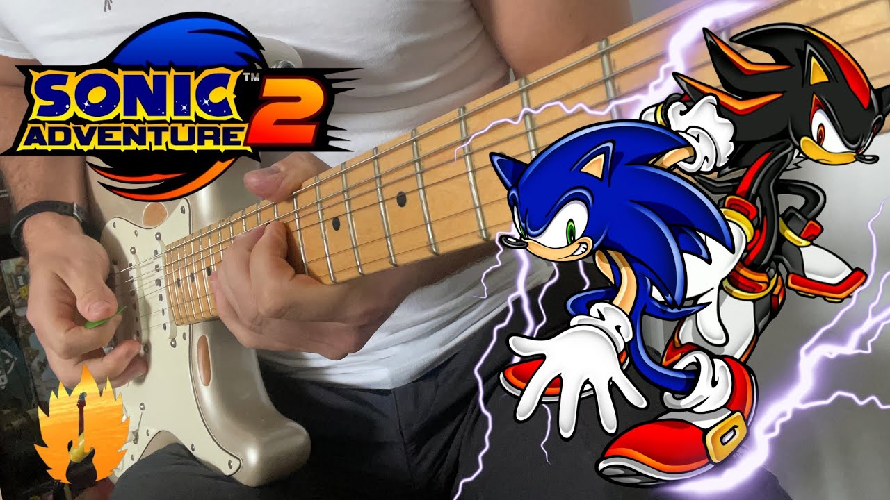Sonic Adventure 2 OST - Live and Learn by Crush 40 - Guitar Cover ソニックアドベンチャー2 BGM