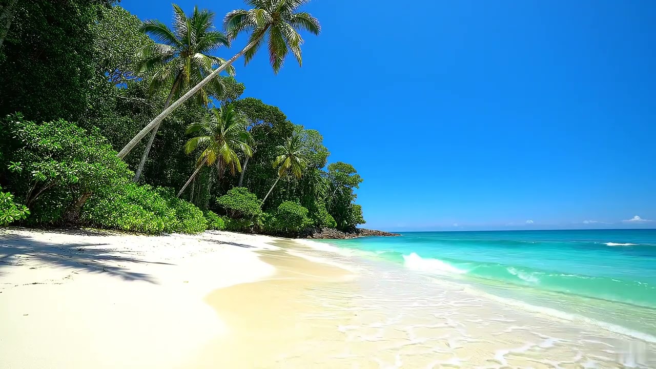 Tropical Rainforest 8K – Jungle Meets Ocean Serenity 🌿✨