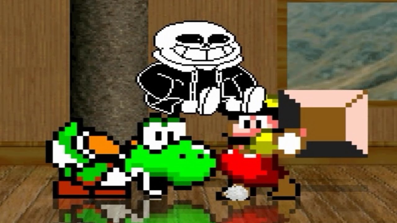 Team Mugen Underpants Sans and Nes Mario vs. MUGEN Characters | FUNNY GAMING