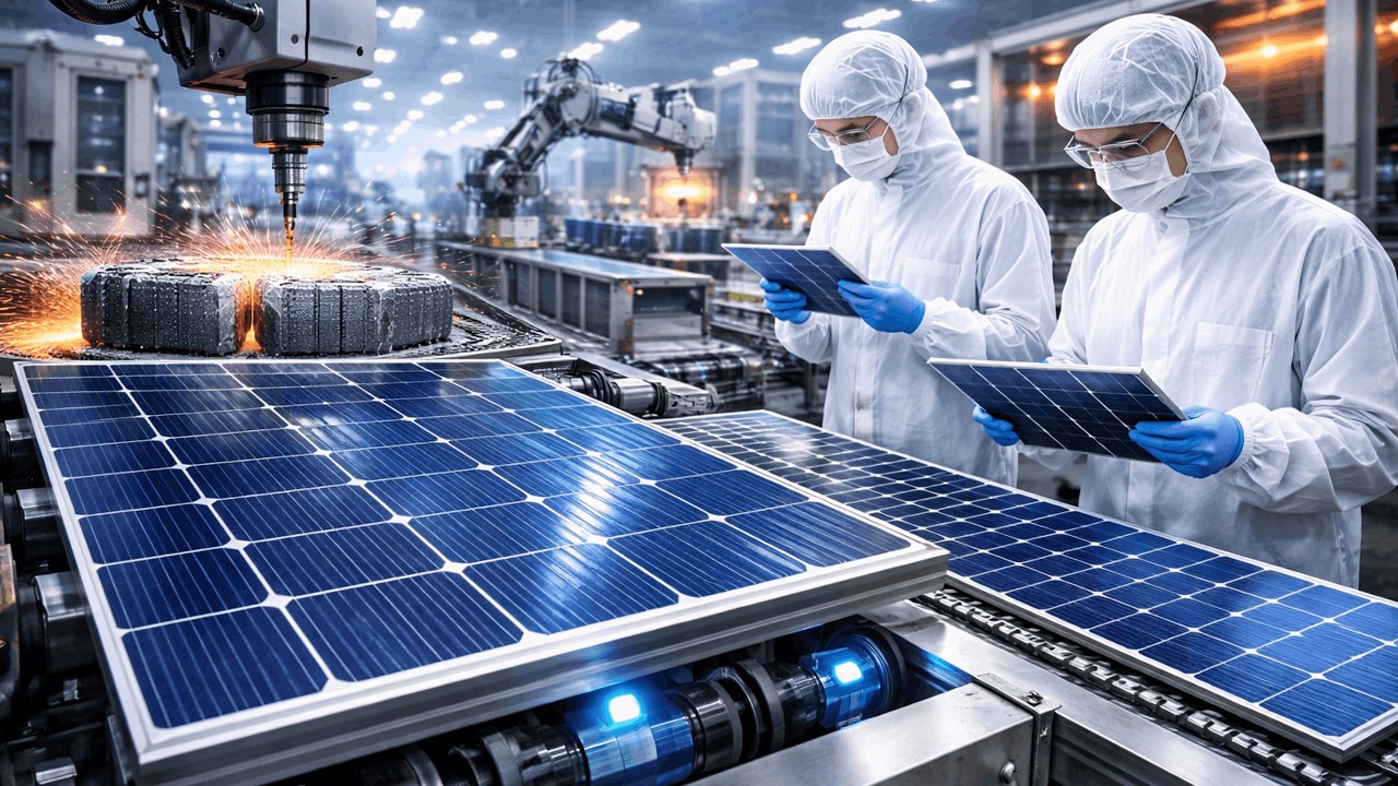 Solar Panel Manufacturing Process | How Solar Panels Are Made Inside the Factory