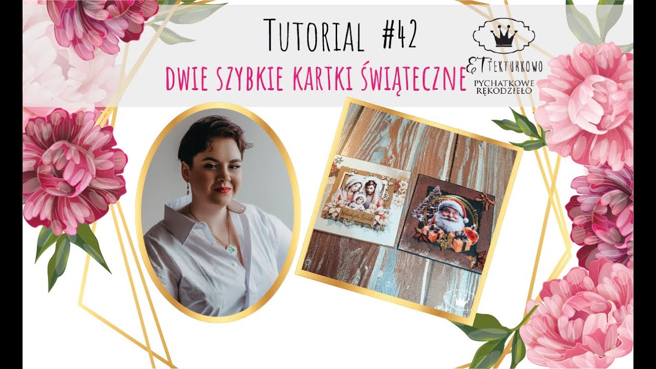 Dwie szybkie kartki świąteczne do koperty #Tekturkowo #42