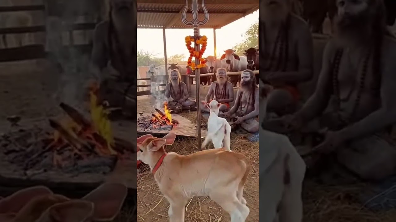 Gaumata Ke Bacche Nachne Lage 😍🐄 Dil Jeet Liya #Gaumata #Bachda #Cow #AnimalLove #CuteAnimals
