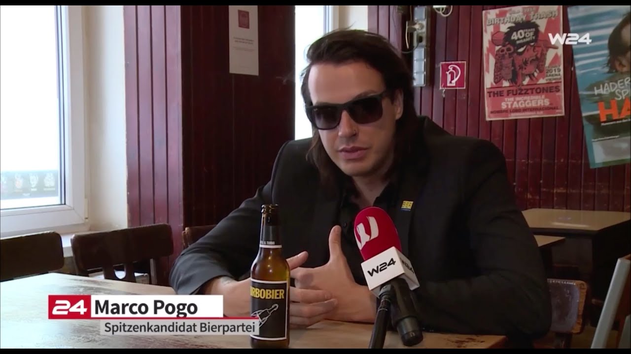 Marco Pogo: 'Bierpartei ist Effizienzkaiser mit Wirtschaftskompetenz'