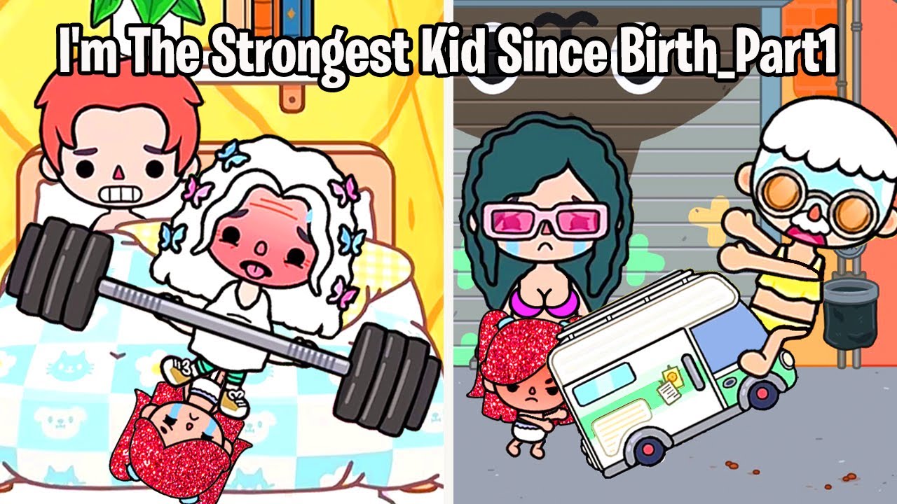 I'm The Strongest Kid Since Birth_Part1 🦸🏻‍♀️💪🏻👙 | Toca Boca | Toca Life Story | Toca Life World