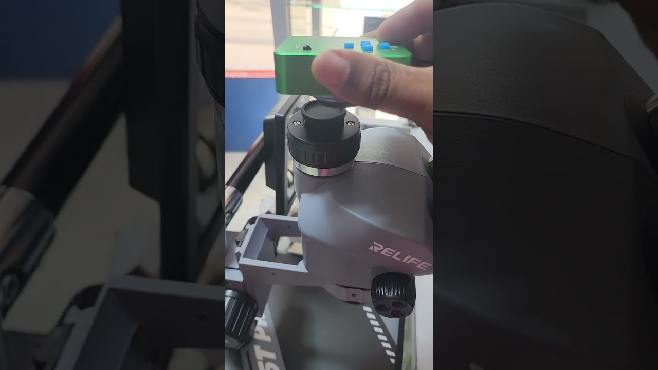 Instalación microscopio relife m5t pro