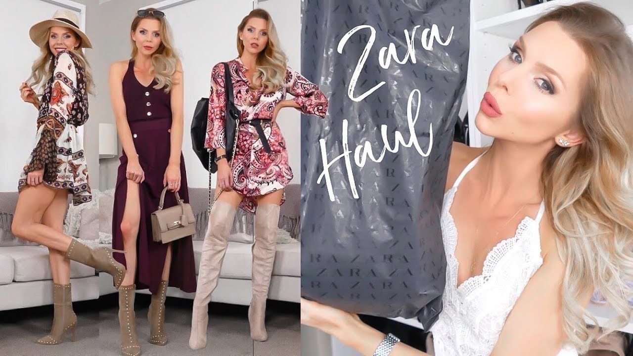 HUGE Transitional Zara Unboxing Try-On Haul | August 2018