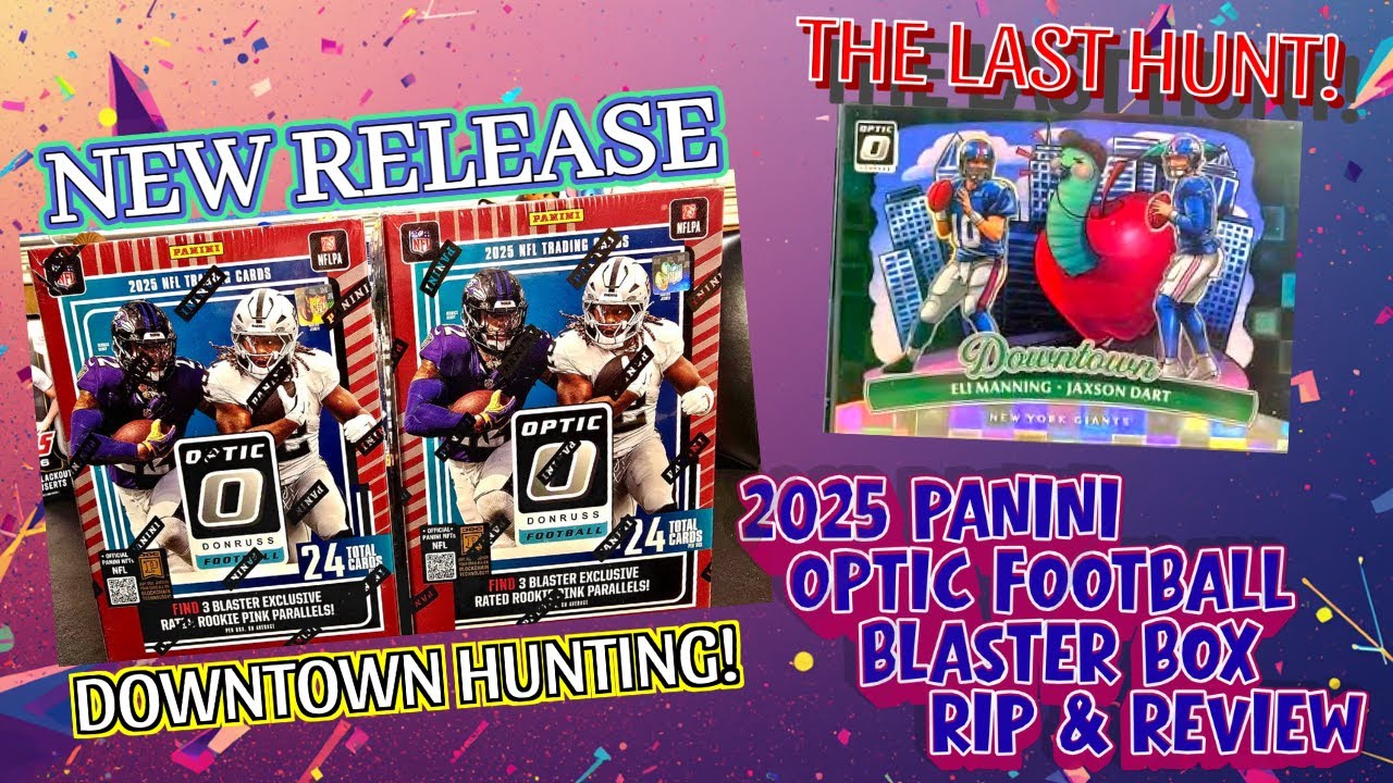 🔥НОВИНКА🔥 Обзор и распаковка бокса PANINI NFL OPTIC FOOTBALL 🏈 BLASTER BOX 2025! Downtown Hunting!