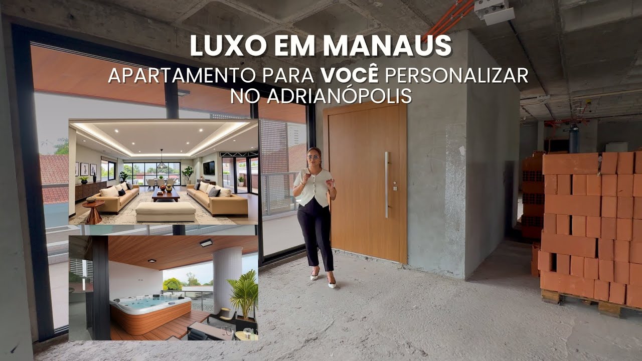 Conheça comigo esse Apartamento de 361m² no Adrianópolis - Villa Residence | Manaus