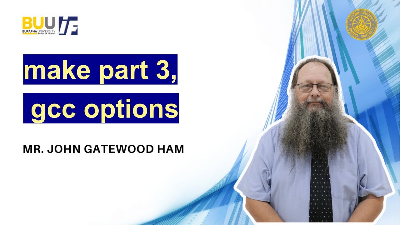 make part 3, gcc options