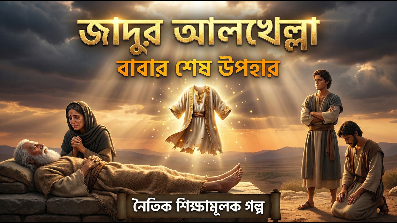 জাদুর আলখেল্লা 🪄 | বাবার শেষ উপহার | নৈতিক শিক্ষামূলক গল্প | Bangla Moral Story | Islamic Leaf