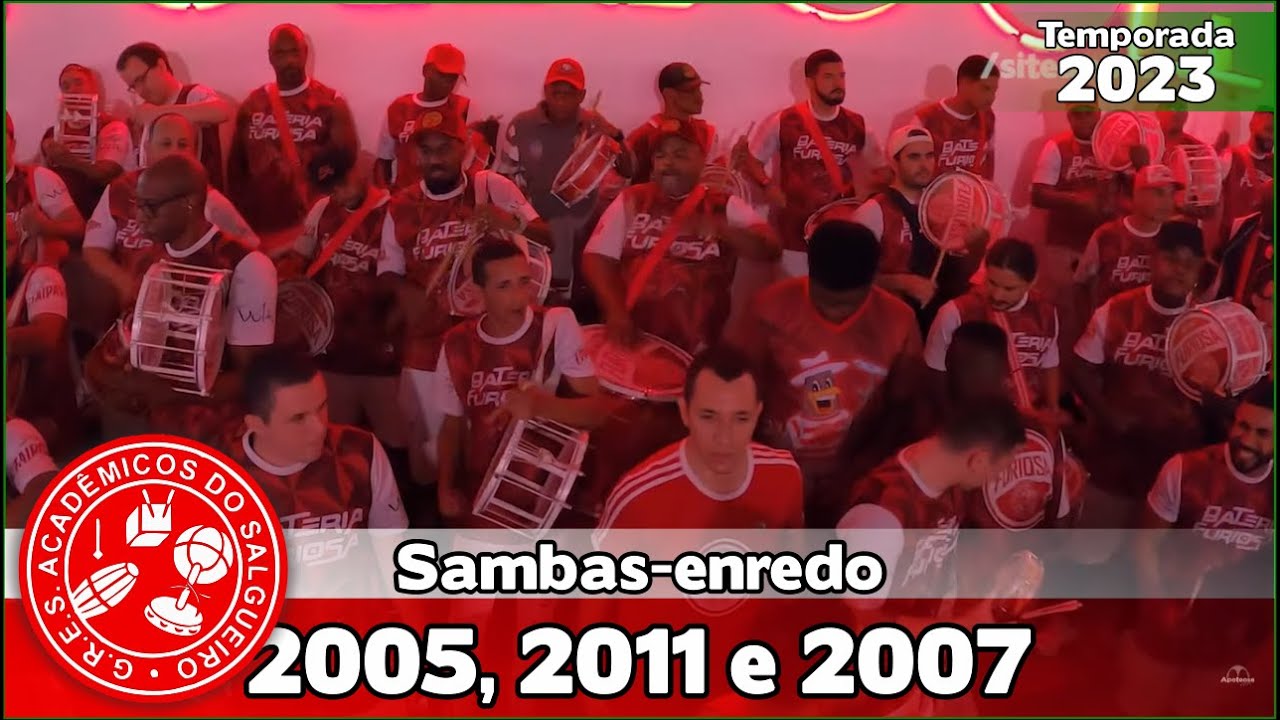 Salgueiro 2005, 2011 e 2007 | Sambas ao vivo no Salgueiro Convida #SC23
