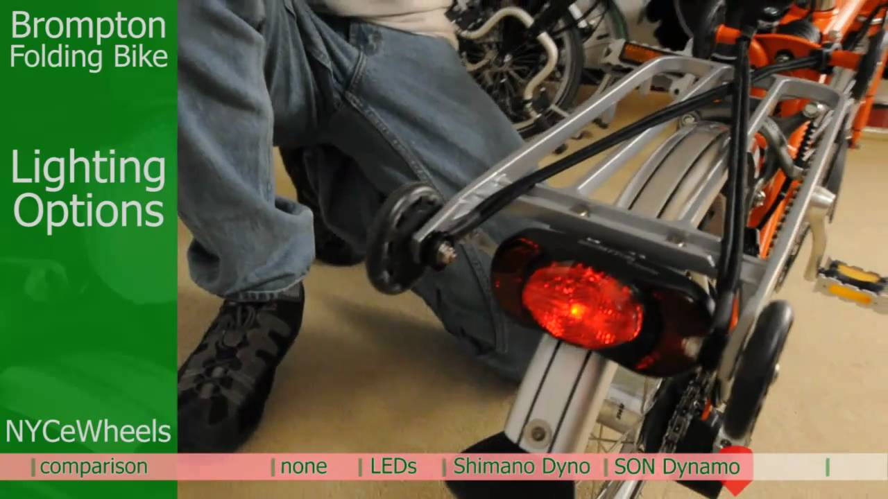 Brompton folding bike - Lighting
