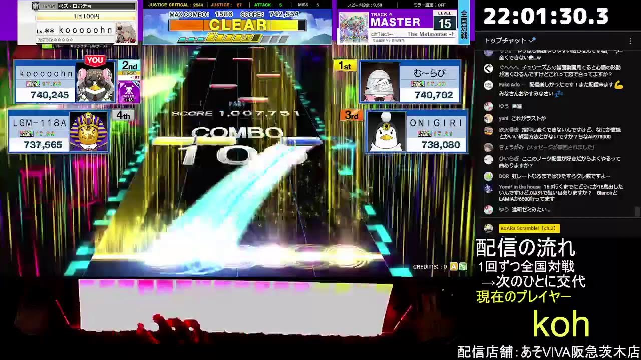 軽率なCHUNITHM配信