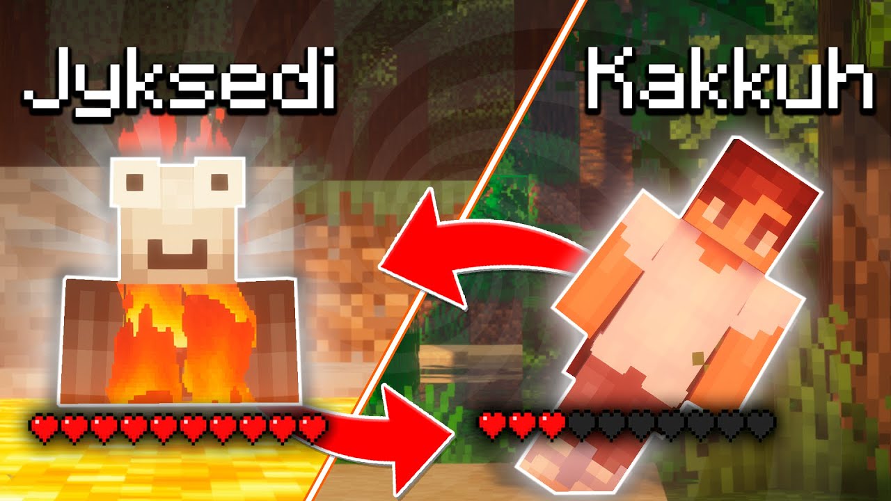 Minecraft, MUTTA Meidän Sydämet On VÄÄRINPÄIN?! w/ Jyksedi