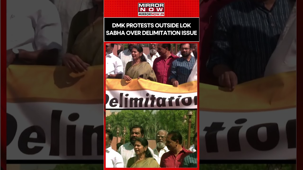 DMK Holds Protests Outside Lok Sabha Over Delimitation Issue, Demand Action #shorts