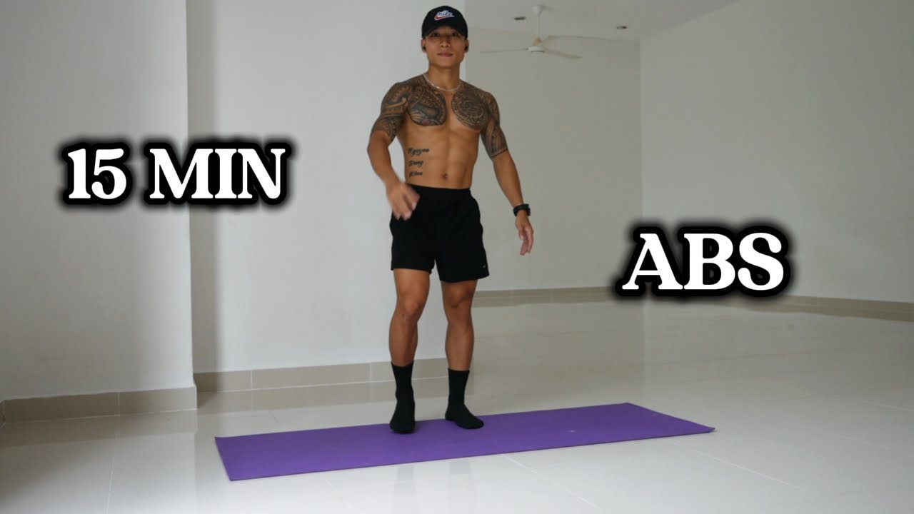 15 MIN ABS WORKOUT - No Equipment , No Repeats ( Sixpack Abs)