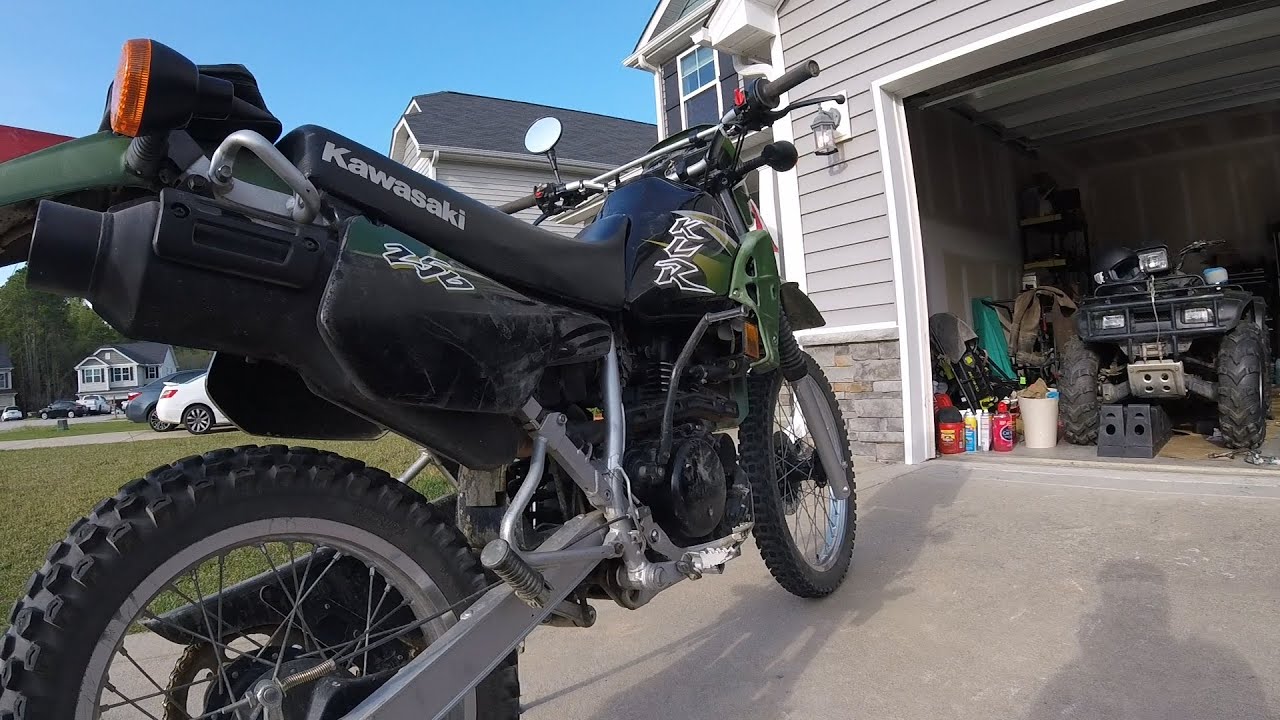 KLR250 FIRST RIDE